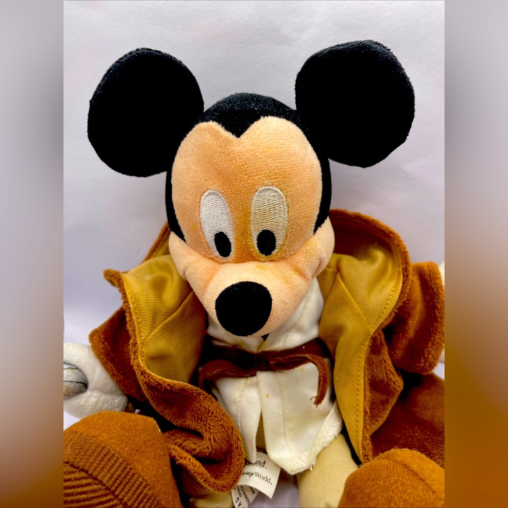 STAR WARS Jedi Mickey Mouse Walt DISNEY World Parks Exclusive Plush 10” Stuffed